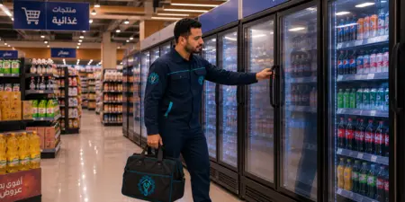 صيانة ثلاجات عرض تجارية